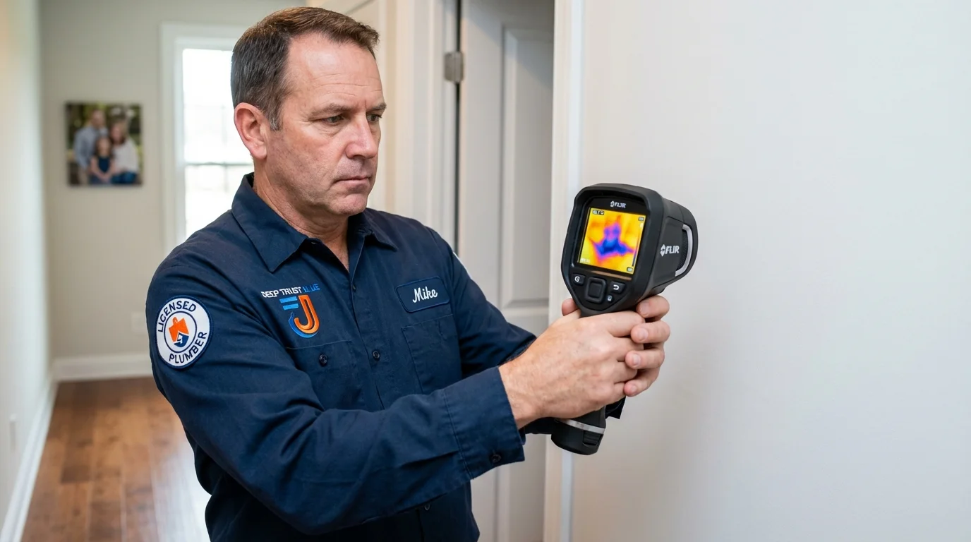 Thermal imaging leak detection by Johns Plumbing LLC in Irvine